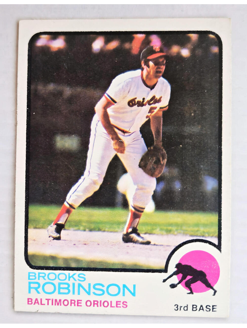 1973 Topps Brooks Robinson Baseball Card #90 Baltimore Orioles